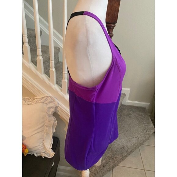 Victoria’s Secret Purple and Black Workout Tank Size L - Picture 3 of 6